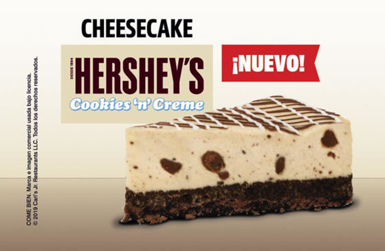 Foto de CarlsJr-CheesecakeHersheysCookiesNCreme-NapkinInsert