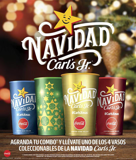 Foto de CarlsJr-VasosNavidad-Window (1)