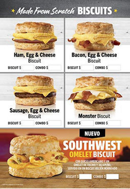 Foto de CarlsJr-SouthwestOmeletBiscuit-FullTranslite | Tradicional