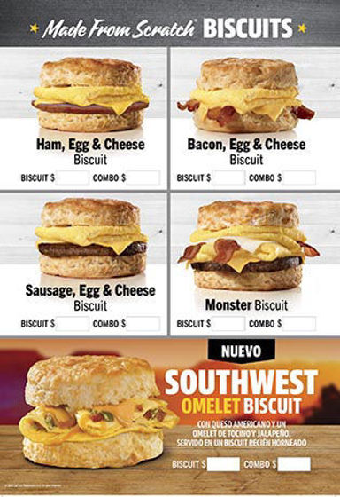 Foto de CarlsJr-SouthwestOmeletBiscuit-FullTranslite | Tradicional