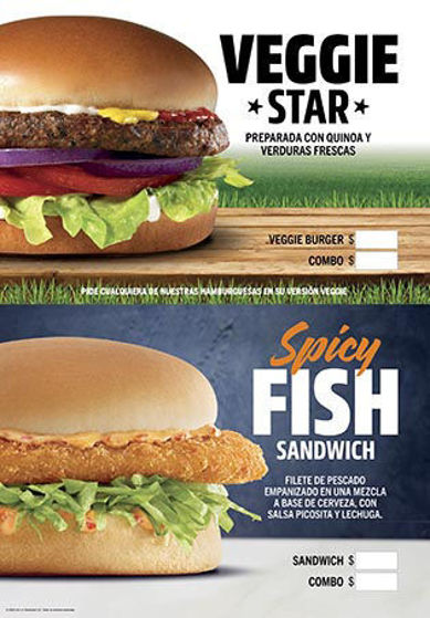 Foto de CarlsJr-SpicyFishSandwich-SplitHero tradicional