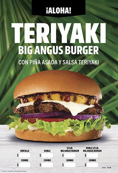 Foto de CarlsJr-TeriyakiThickburger-SingleHero / tradicional