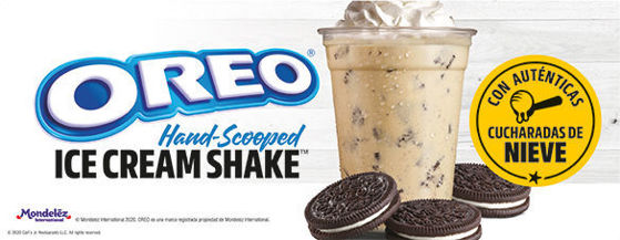 Foto de CarlsJr-Mexico-MiniTranslite-OreoShake | Tradicional