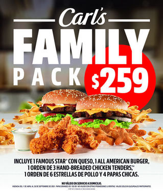 Foto de CarlsJr-CarlsFamilyPack-Window