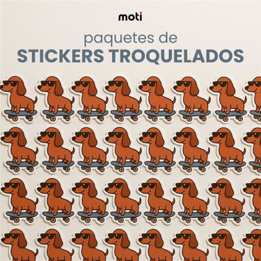 imagen stickers troquelados 
